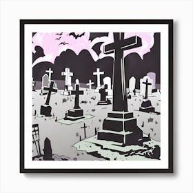 Graveyard 1 Art Print