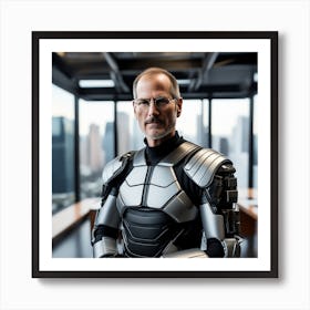 Steve Jobs In Space Suit 1 Art Print