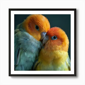 Lovebirds Art Print