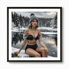 Russian Winter Beauty Art Print