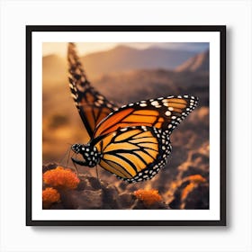 Monarch Butterfly Art Print