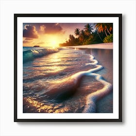 The Beach Art Print