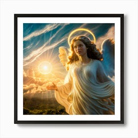 Angel Of The Sun Art Print