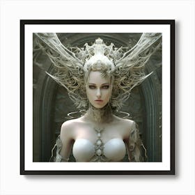 Cyber Goddess Art Print