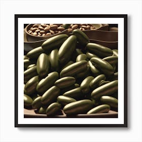 Green Beans Art Print