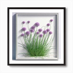 Allium 2 Art Print