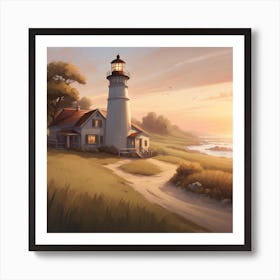 Lighthouse Art Print