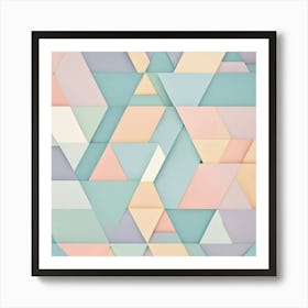 Abstract Geometric Pattern 35 Art Print