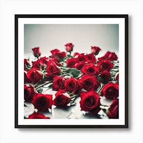 Red Roses 9 Art Print