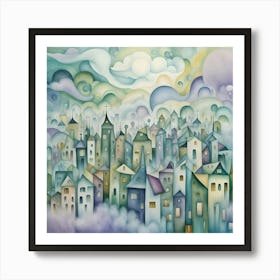 Cityscape 9 Art Print