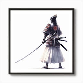 Samurai sword 1 Art Print