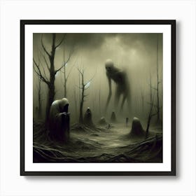 Dark Forest Art Print