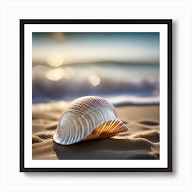 Seashell On The Beach 6 Art Print