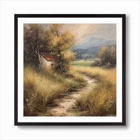 House In The Countryside Art Print