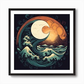 Asian Art Art Print