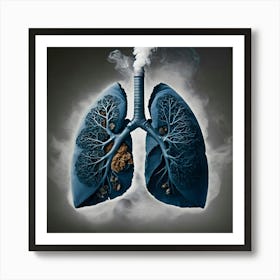 Lungs Stock Videos & Royalty-Free Footage 16 Art Print