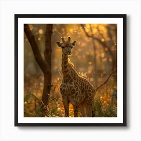 Giraffe 107 Art Print