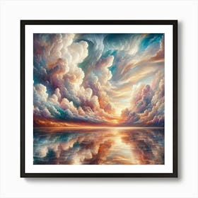 Sunset Clouds Art Print