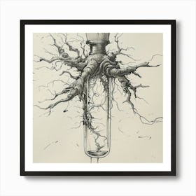 Tree In A Bottle Art Print