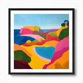 Abstract Travel Collection Cape Verde 1 Art Print