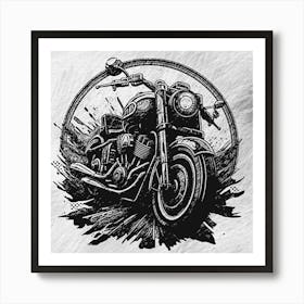 Harley Art Print