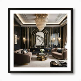 Deco Living Room 14 Art Print