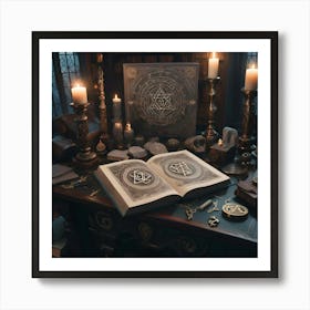 Study Of The Occult 2 Art Print