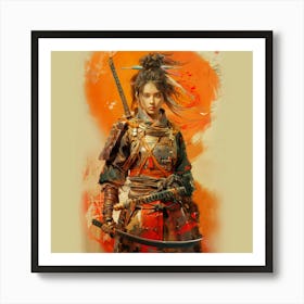 Samurai Warrior Art Print