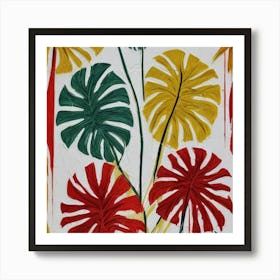 Tropical Leaves 2 Art Print