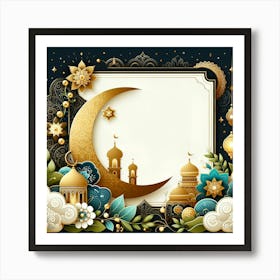 Islamic Muslim Holiday Greeting Card Art Print