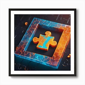 Jigsaw Puzzle Art Print