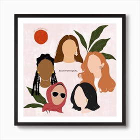 Girl Power Art Print