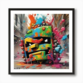 Splatter Painting Art Print