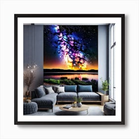 Galaxy Wall Mural 4 Art Print