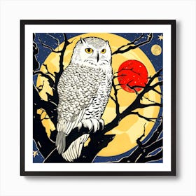 Snowy Owl Art Print