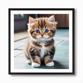 cute cat Art Print