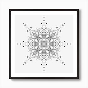 Henna Mandala 01 Art Print