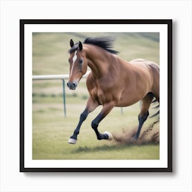 Galloping Horse 2 Art Print