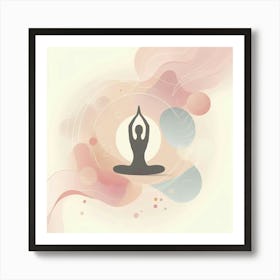 Yoga Pose 1 Art Print