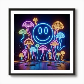 Happy Smiley Face Art Print