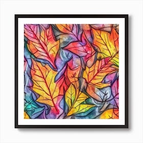 Autumn Leaves Art Print