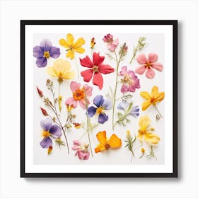 Dried Wild Flowers 12 Art Print