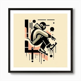 Skateboarder Art Print