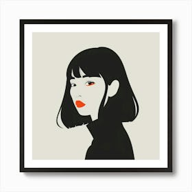 Asian Girl 3 Art Print