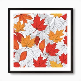 Autumn Leaves 2 Art Print