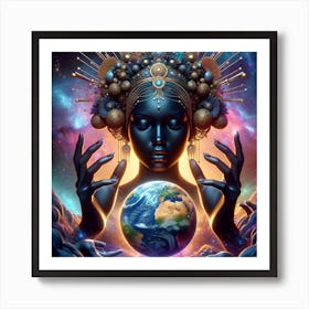 Earth Goddess Art Print