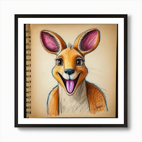 Kangaroo 27 Art Print