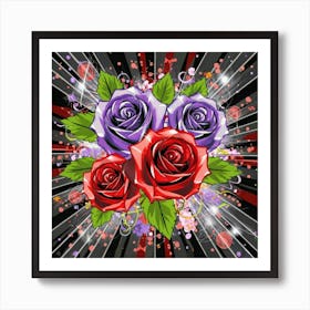 Gorgeous colorful spring flowers 14 Art Print