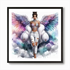 Angel Wings 37 Art Print