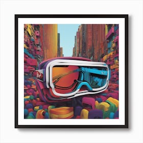 New Poster For Ray Ban Speed, In The Style Of Psychedelic Figuration, Eiko Ojala, Ian Davenport, Sci (2) Affiche